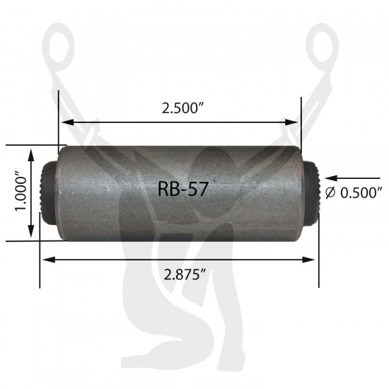 RB-57 Rubber Encased Bushing RB-57 Rubber Encased Bushing