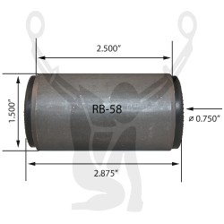 RB-58 Rubber Encased Bushing