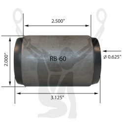 RB-60 Rubber Encased Bushing