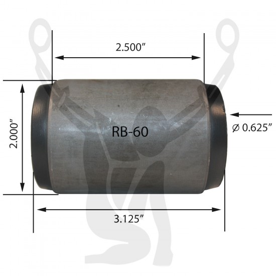 RB-60 Rubber Encased Bushing RB-60 Rubber Encased Bushing