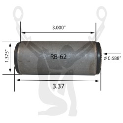 RB-62 Rubber Encased Bushing