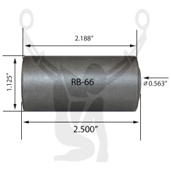 RB-66 Rubber Encased Bushing