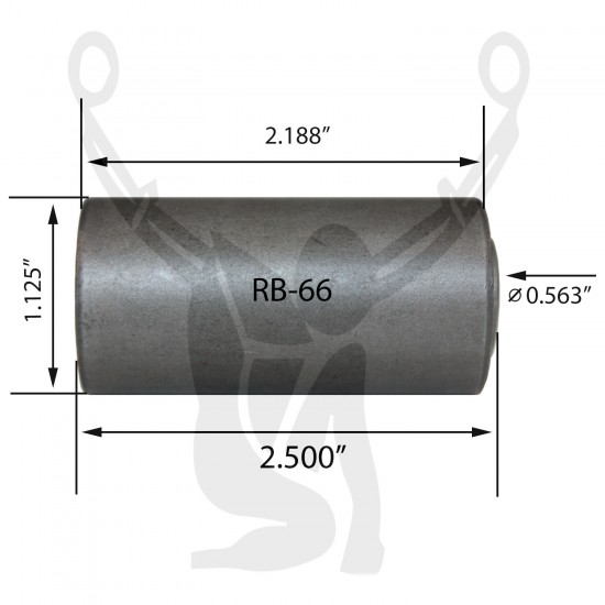 RB-66 Rubber Encased Bushing RB-66 Rubber Encased Bushing