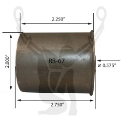RB-67 Rubber Encased Bushing