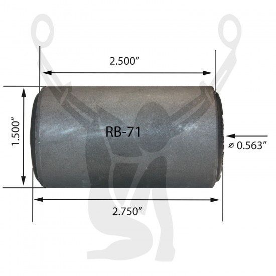 RB-71 Rubber Encased Bushing RB-71 Rubber Encased Bushing