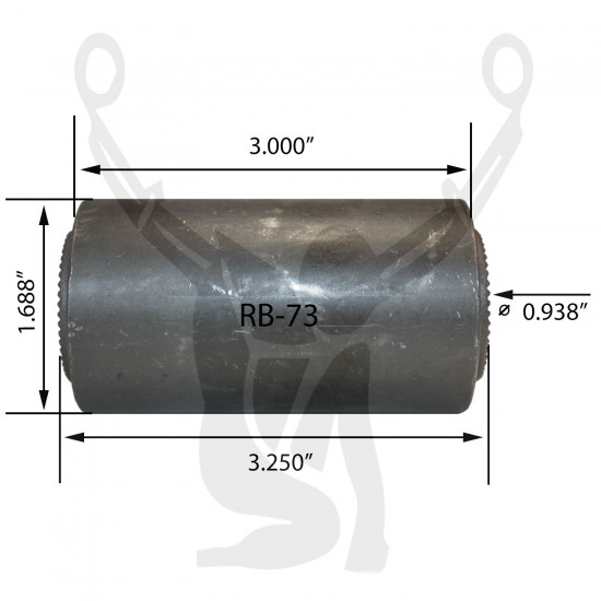 RB-73 Rubber Encased Bushing RB-73 Rubber Encased Bushing