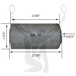 RB-74 Rubber Encased Bushing