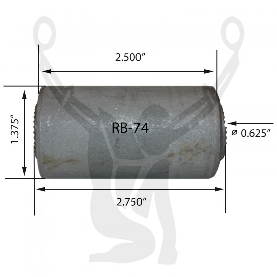 RB-74 Rubber Encased Bushing RB-74 Rubber Encased Bushing