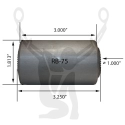 RB-75 Rubber Encased Bushing