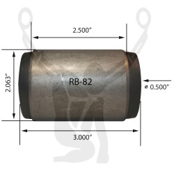 RB-82 Rubber Encased Bushing