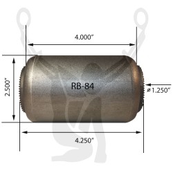 RB-84 Rubber Encased Bushing