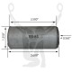 RB-85 Rubber Encased Bushing RB-85 Rubber Encased Bushing