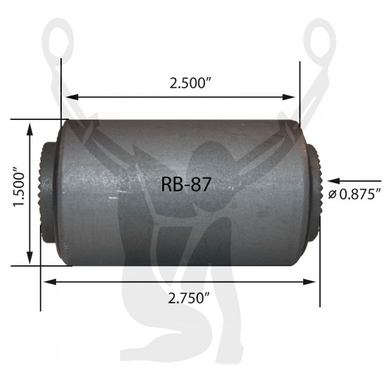 RB-87 Rubber Encased Bushing RB-87 Rubber Encased Bushing