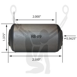 RB-89 Rubber Encased Bushing