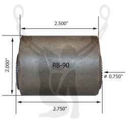RB-90 Rubber Encased Bushing