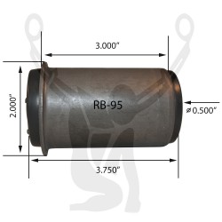 RB-95 Rubber Encased Bushing