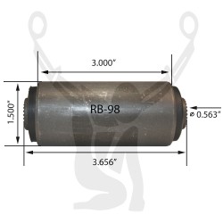 RB-98 Rubber Encased Bushing