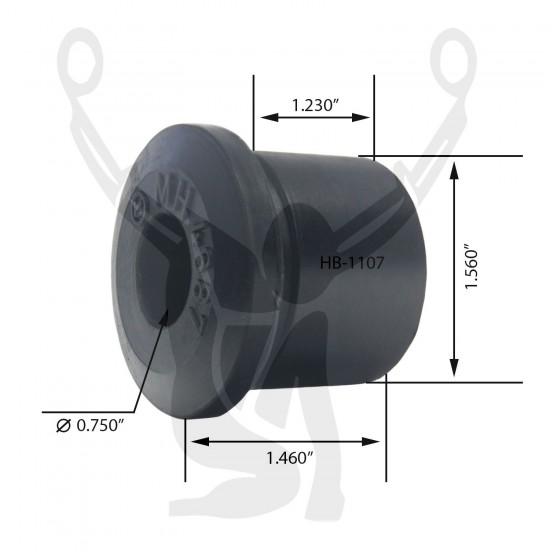 HB-1107 Rubber Bushing HB-1107 Rubber Bushing