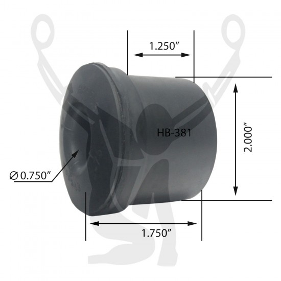 HB-381 Rubber Bushing HB-381 Rubber Bushing