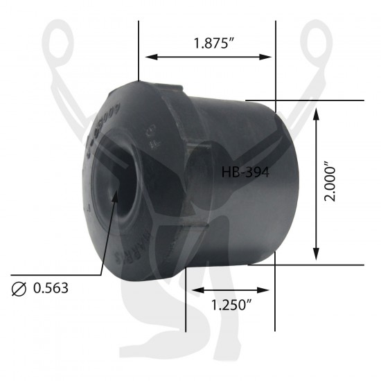 HB-394 Rubber Bushing HB-394 Rubber Bushing