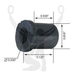 HB-735 Rubber Bushing