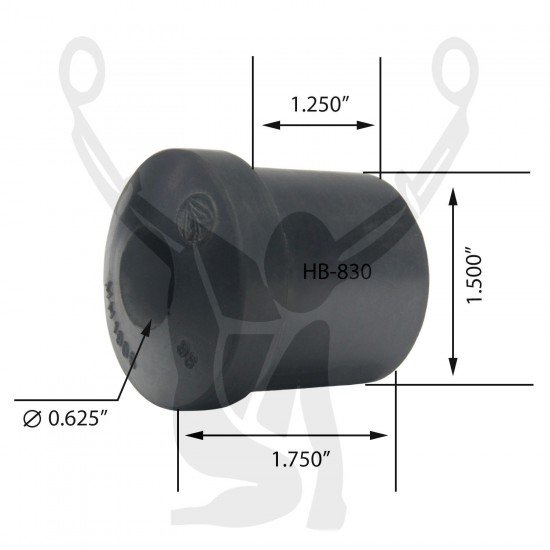 HB-830 Rubber Bushing HB-830 Rubber Bushing