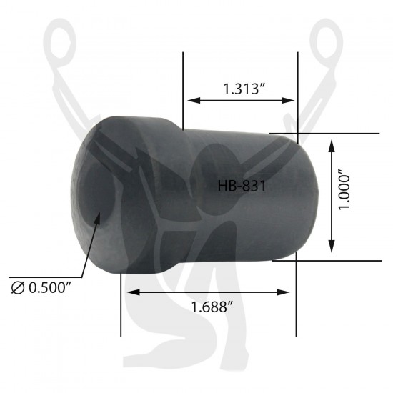 HB-831 Rubber Bushing HB-831 Rubber Bushing