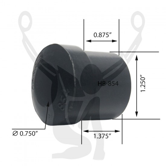 HB-854 Rubber Bushing HB-854 Rubber Bushing