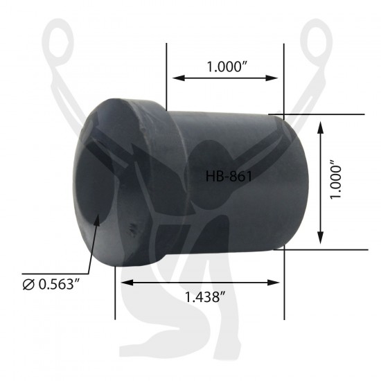 HB-861 Rubber Bushing HB-861 Rubber Bushing