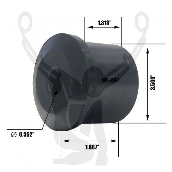 HB-997 Rubber Bushing HB-997 Rubber Bushing
