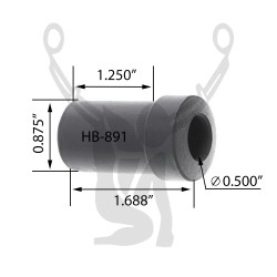HB-891 Rubber Bushing