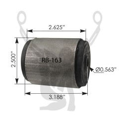 RB-163 Rubber Encased Bushing