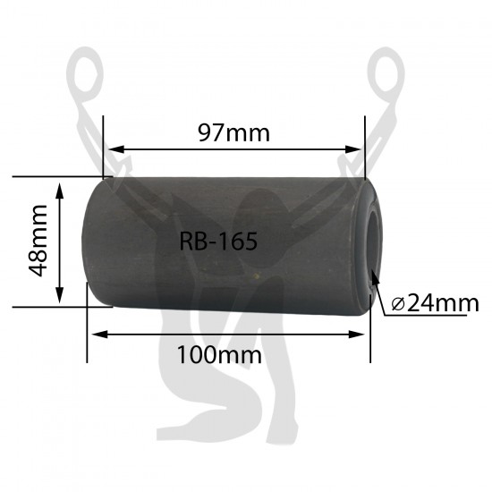 RB-165 Rubber Encased Bushing RB-165 Rubber Encased Bushing