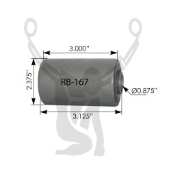 RB-167 Rubber Encased Bushing