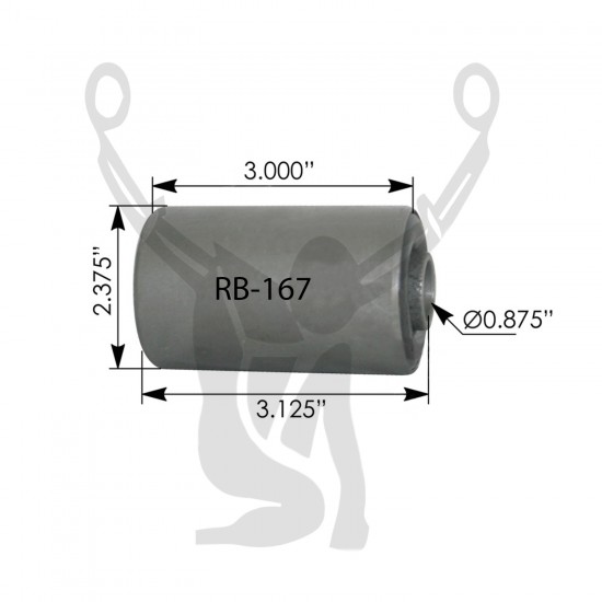 RB-167 Rubber Encased Bushing