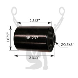 RB-237 Rubber Encased Bushing