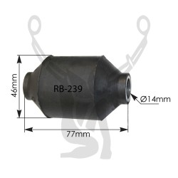 RB-239 Rubber Encased Bushing