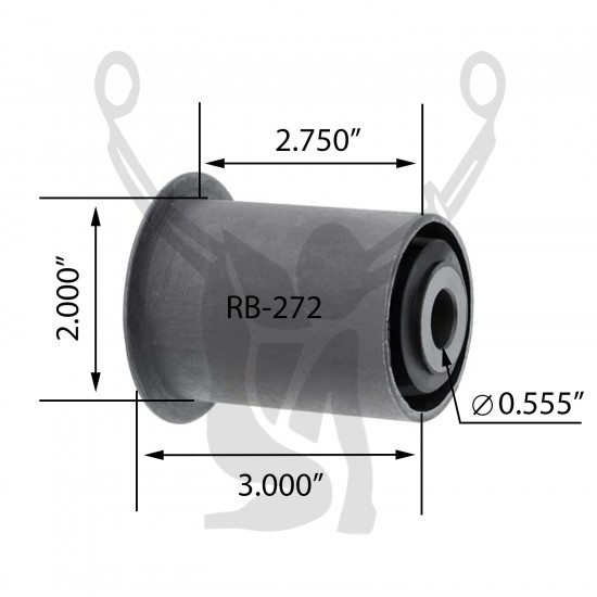 RB-272 Rubber Encased Bushing RB-272 Rubber Encased Bushing