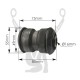 RB-278 Rubber Encased Bushing RB-278 Rubber Encased Bushing