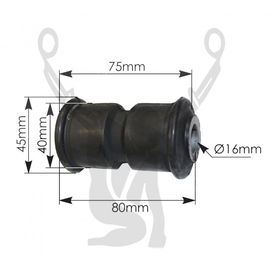 RB-279 Rubber Encased Bushing RB-279 Rubber Encased Bushing