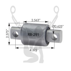 RB-291 Rubber Encased Bushing