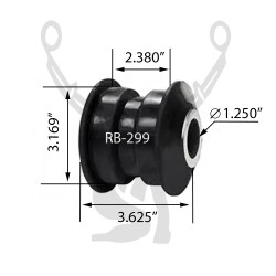 RB-299 Rubber Encased Bushing