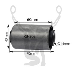 RB-303 Rubber Encased Bushing