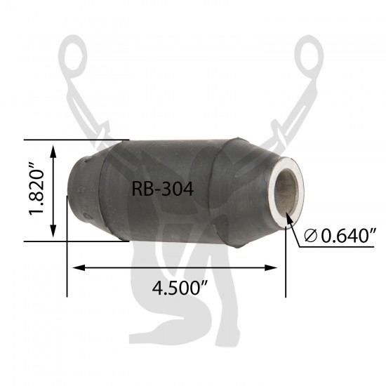RB-304 Rubber Encased Bushing RB-304 Rubber Encased Bushing