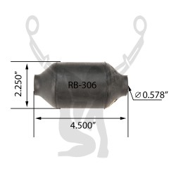 RB-306 Rubber Encased Bushing