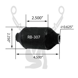 RB-307 Rubber Encased Bushing