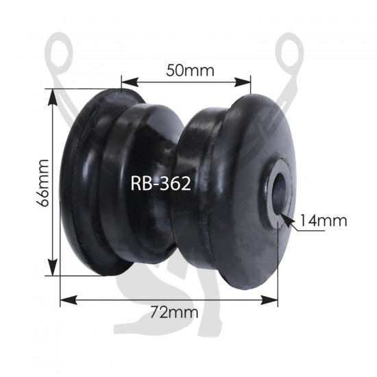 RB-362 Rubber Encased Bushing RB-362 Rubber Encased Bushing