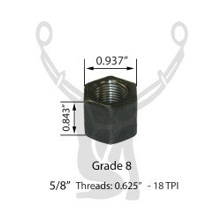 5/8 Deep Nut