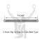 Spring Clip 3 Hole Clip 1x1/4x14-1/2 Bolt Type