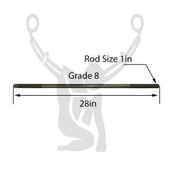 1x28 Threaded Rod
